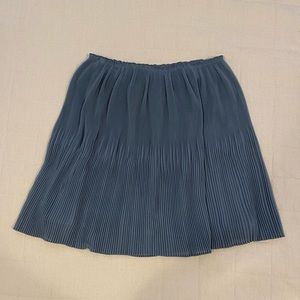 Blue Ribbed H&M Skirt